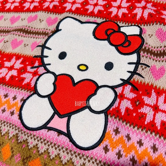 Hello Kitty Fair Isle Ugly Sweater - Picture 6 of 7